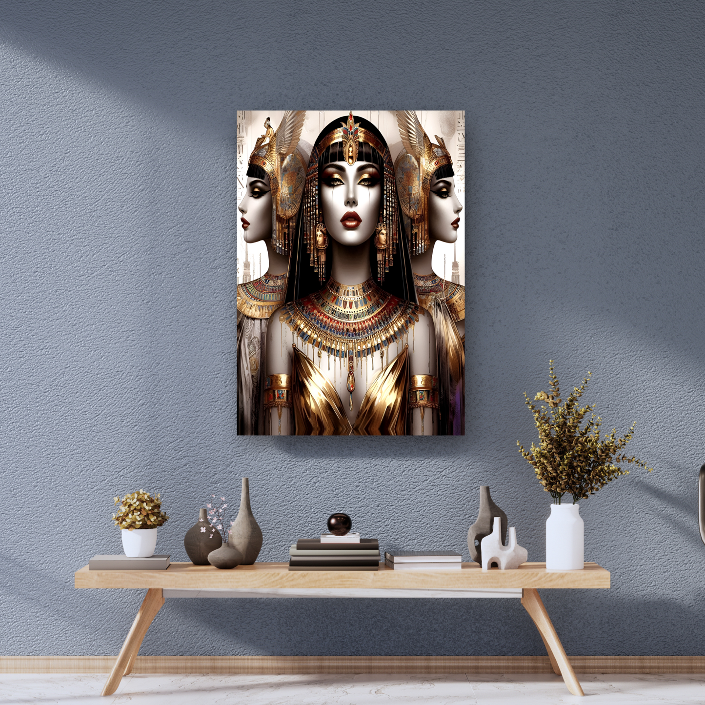 Cuadro Dorado Cleopatra