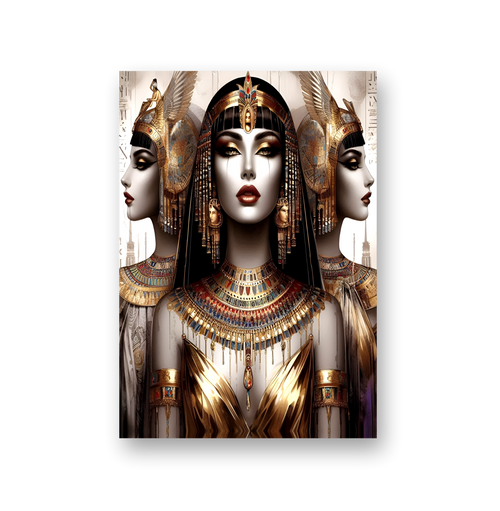 Cuadro Dorado Cleopatra