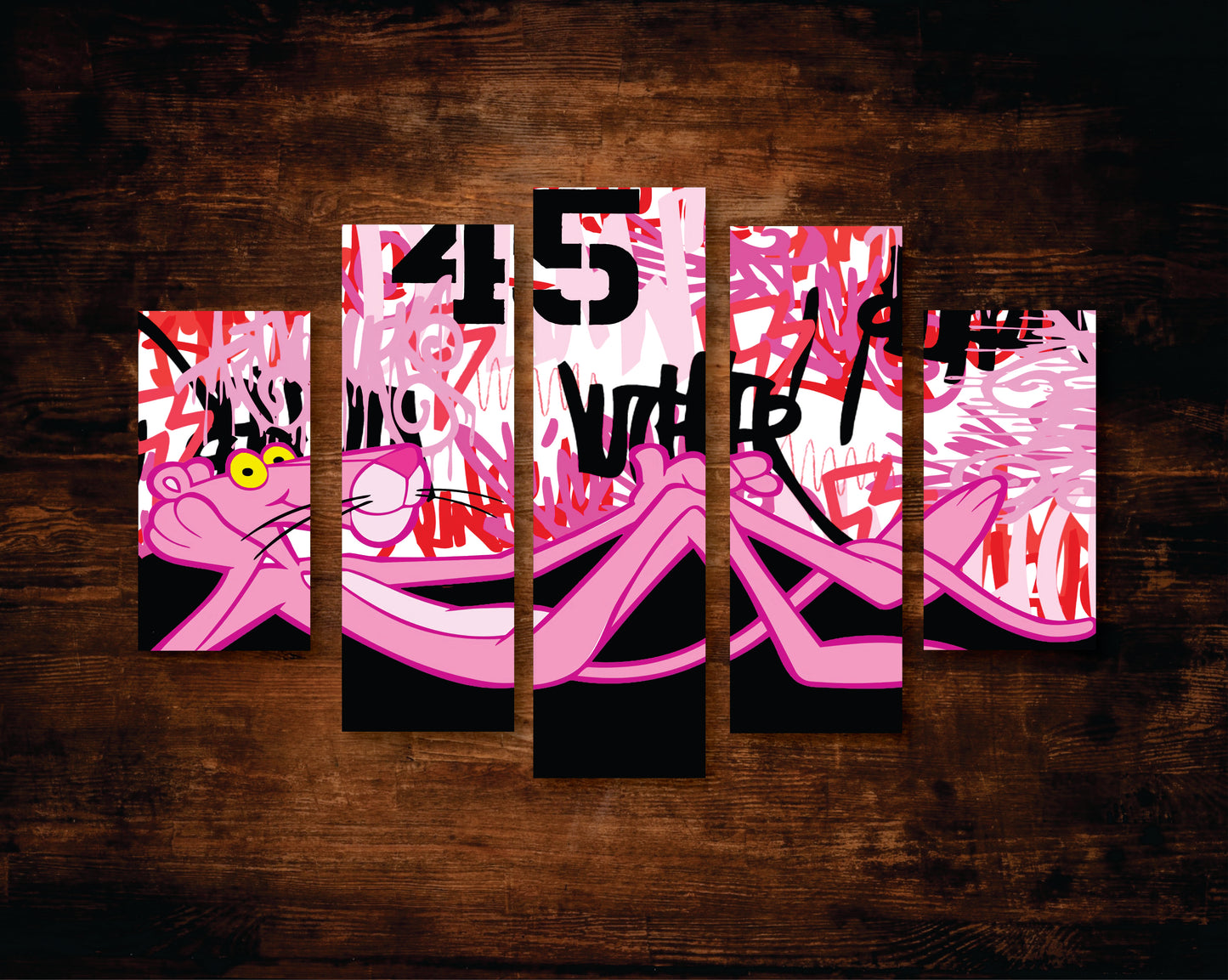 Cuadro Pantera Rosa 45 SET X5