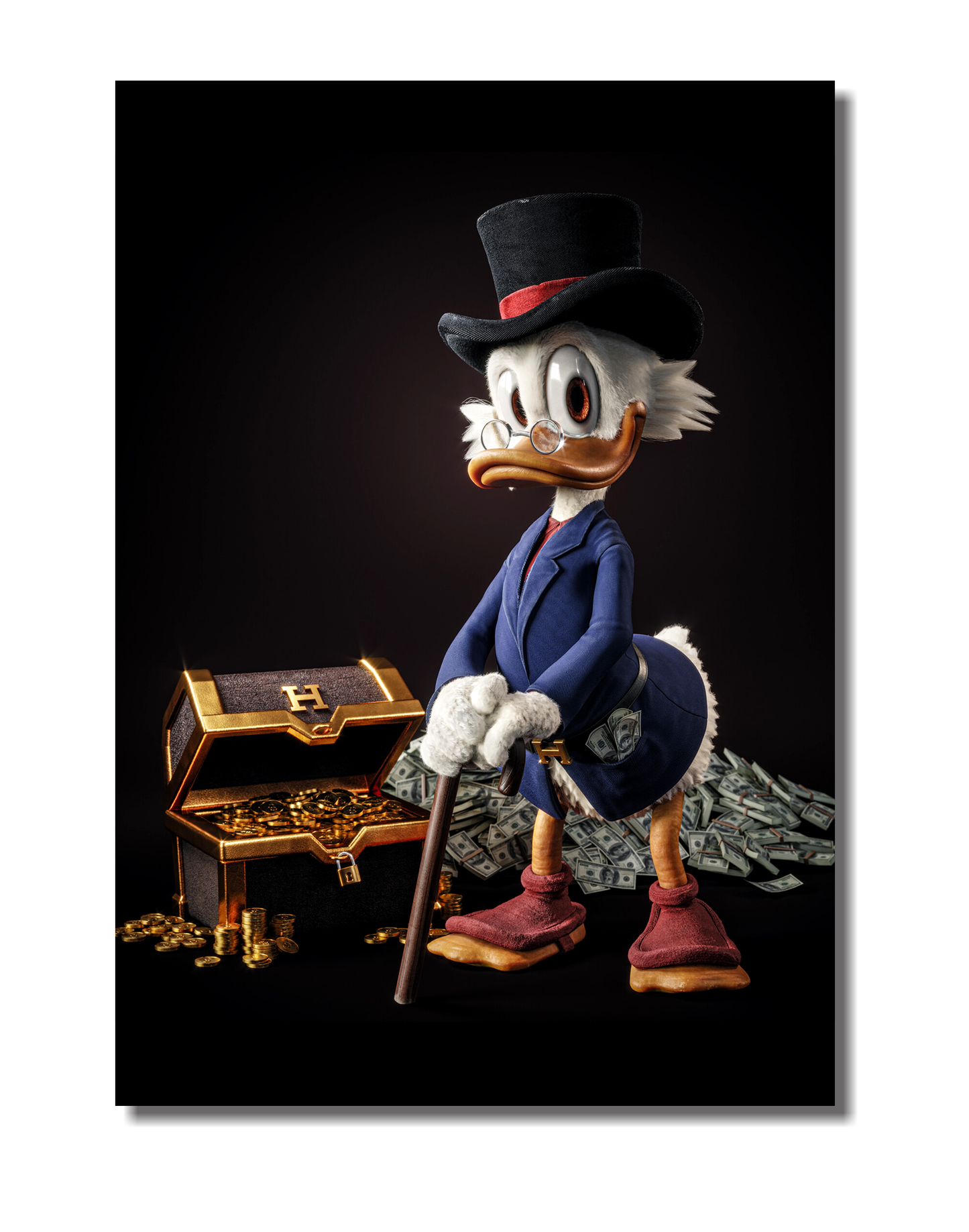 Cuadro Pato Cofre
