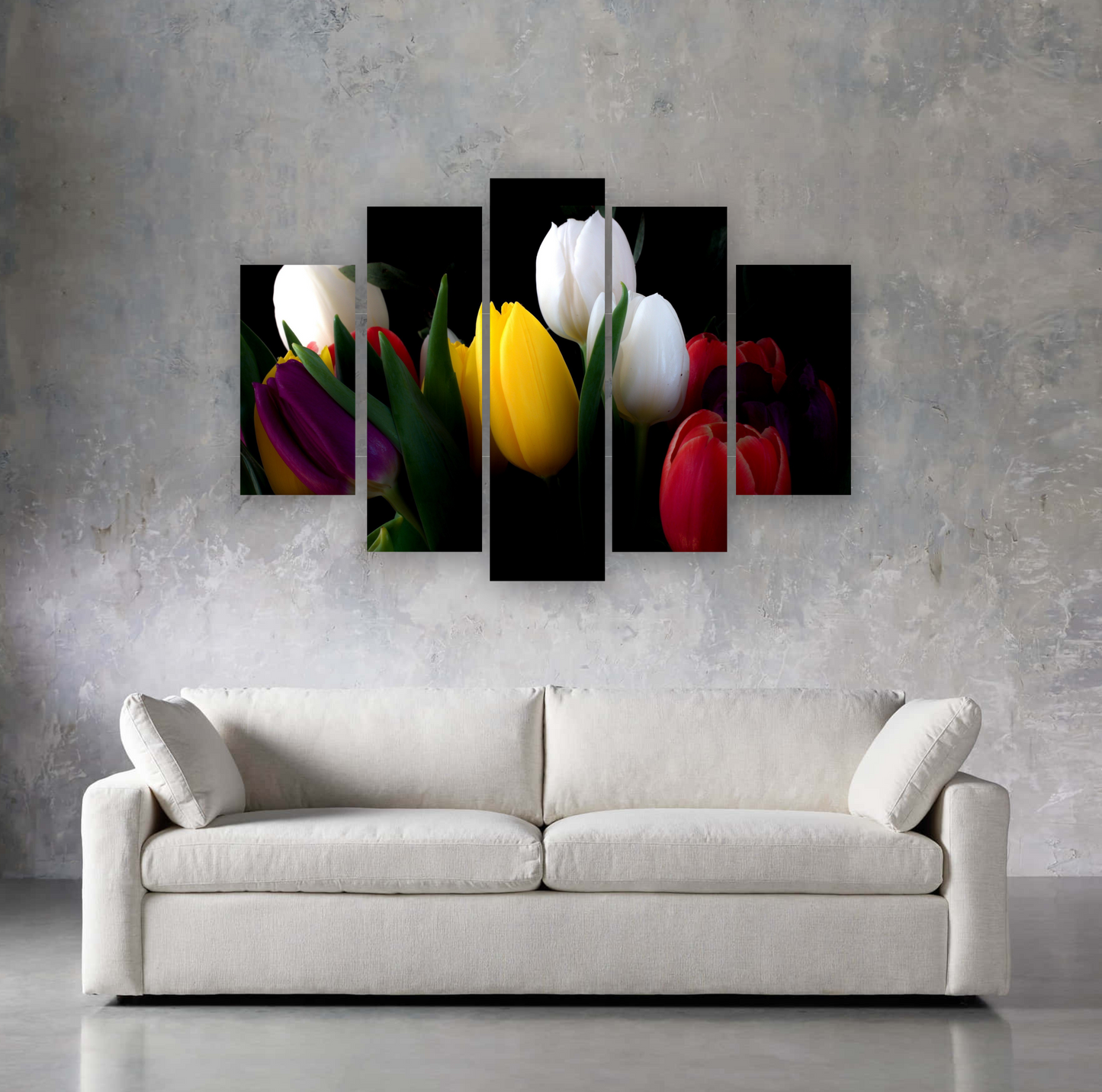 Cuadro Tulipanes SET X5