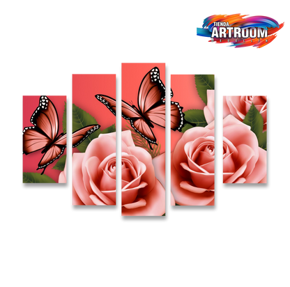 Cuadro Mariposa SET X5