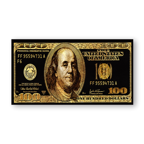 Cuadro Dólar Dorado
