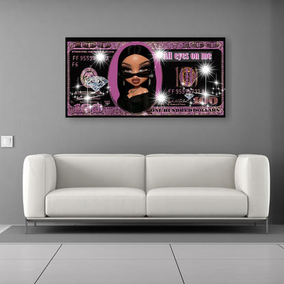 Cuadro Dólar Negro Bratz