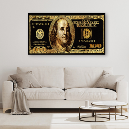 Cuadro Dólar Dorado