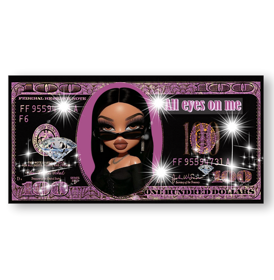 Cuadro Dólar Negro Bratz