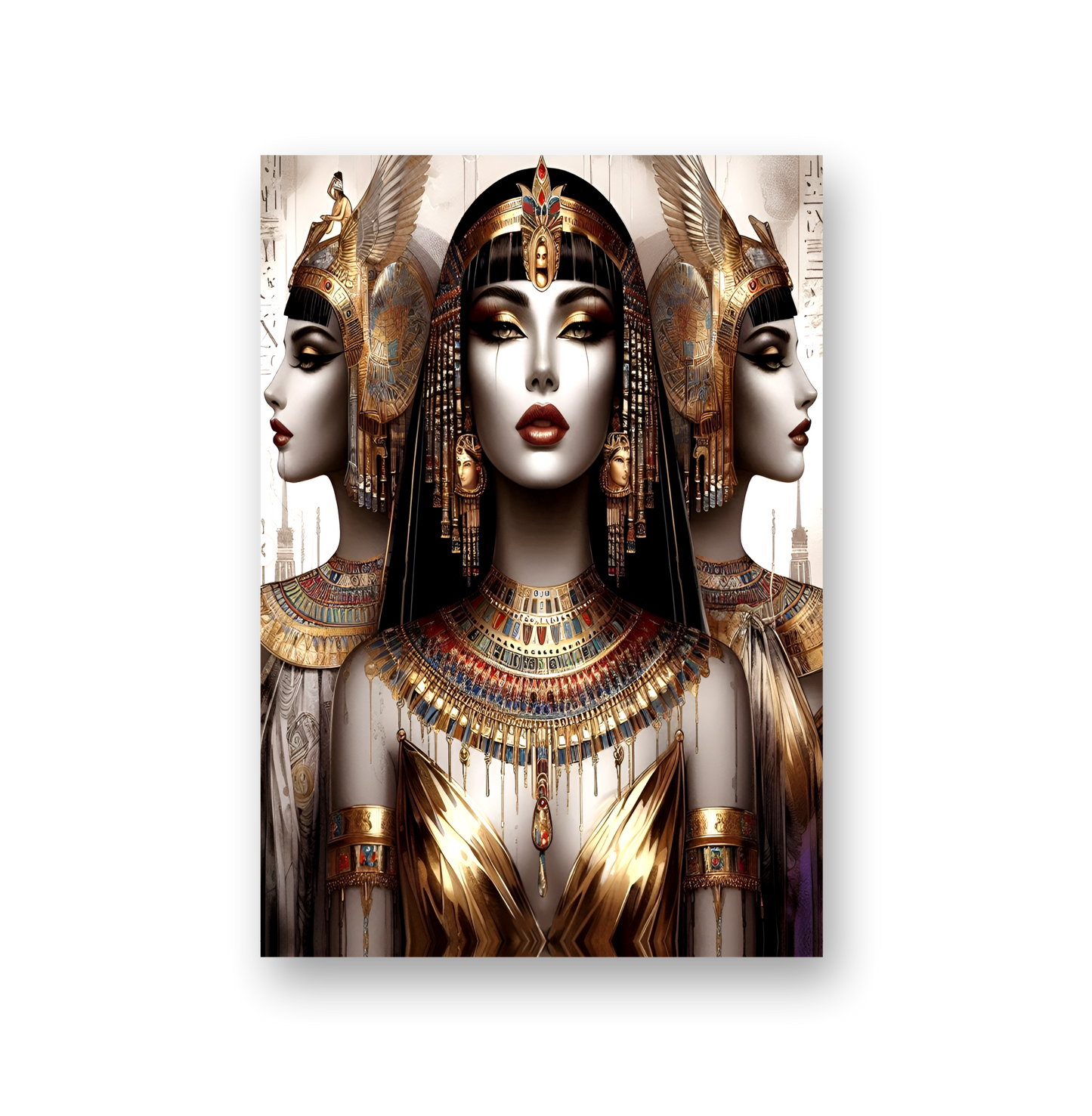 Cuadro Dorado Cleopatra
