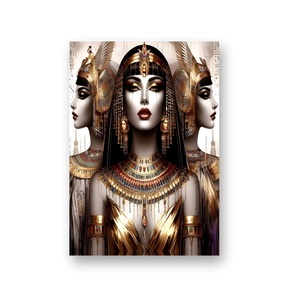 Cuadro Dorado Cleopatra
