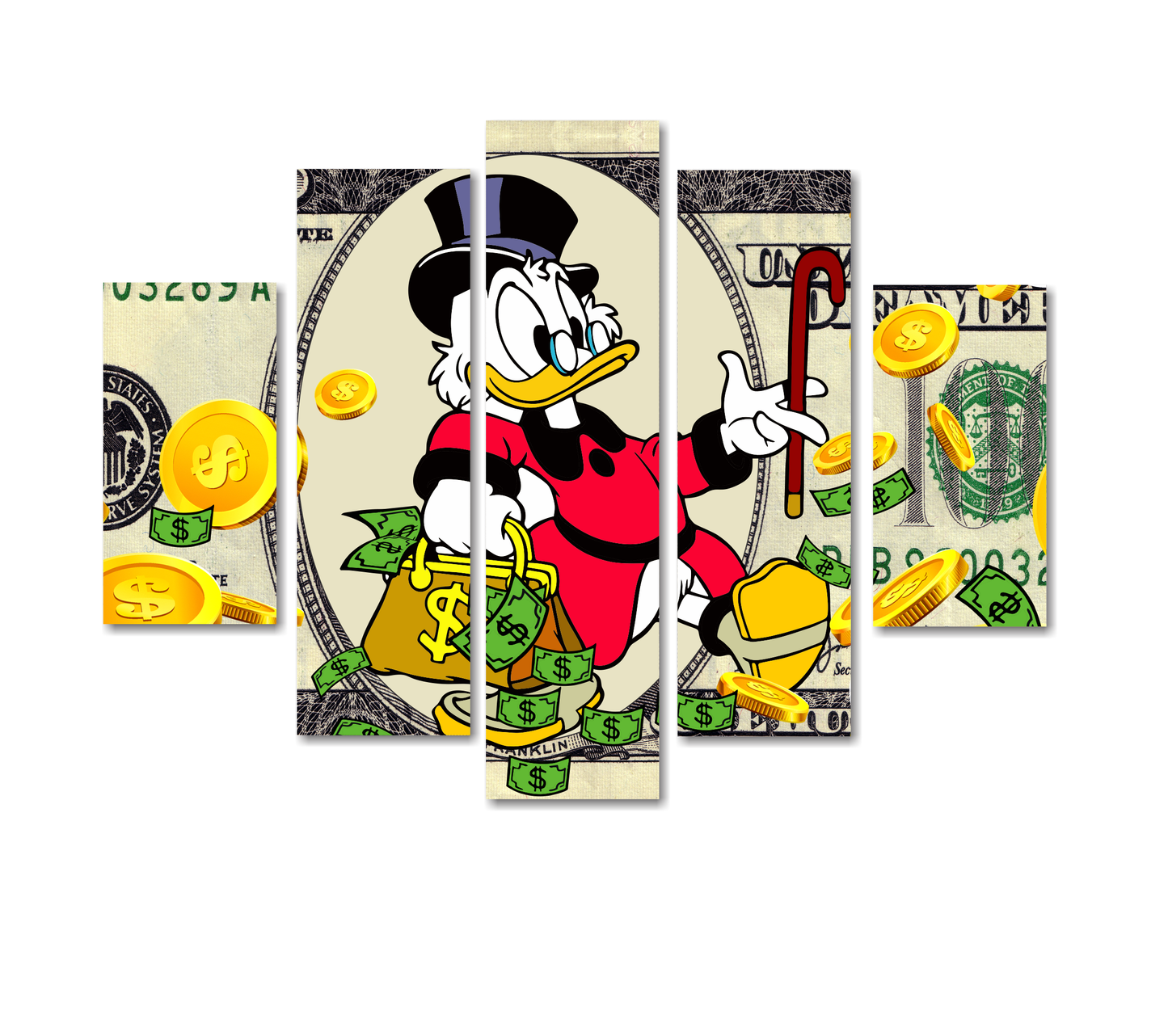 Cuadro Mc Pato SET X5