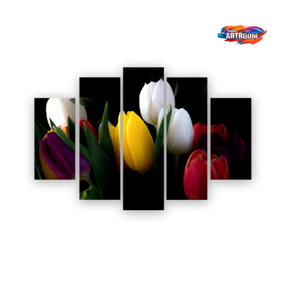 Cuadro Tulipanes SET X5